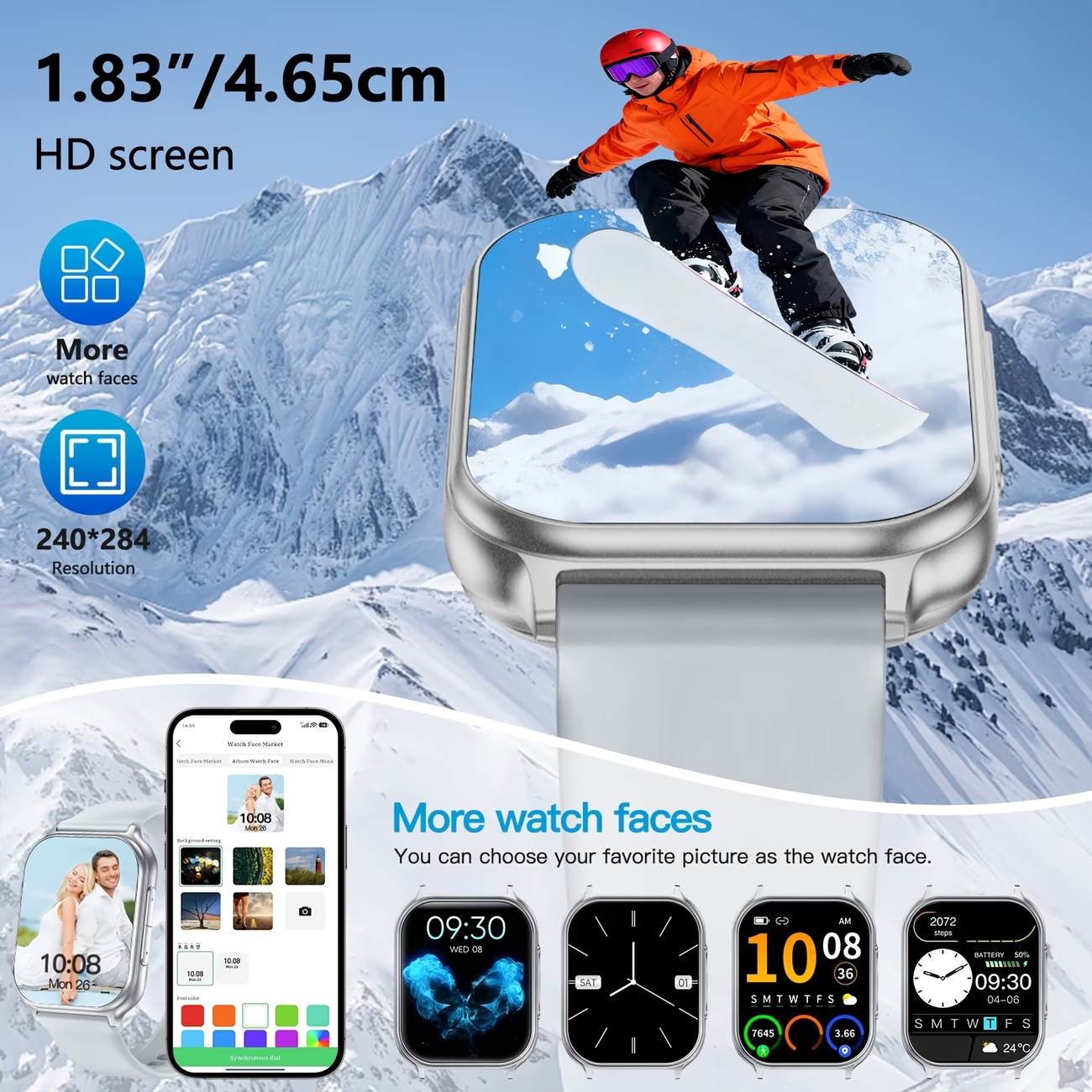 2026 New Style 1.83'' Smart Wa - огляд і ціна Japanese Man Lifestyle