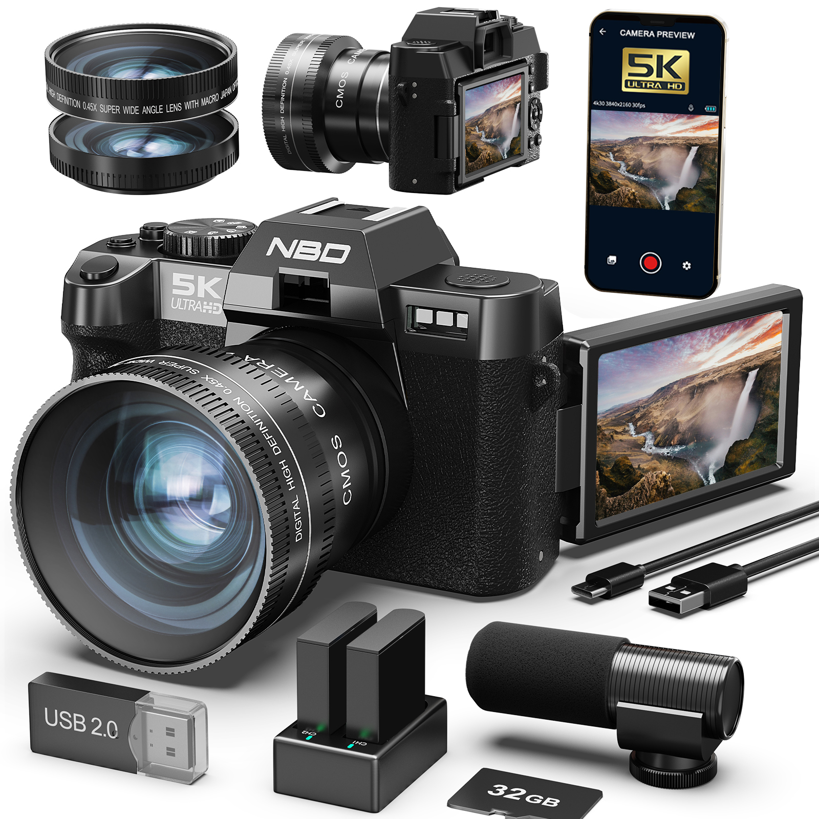 NBD 48MP&4K Digital Cameras fo - огляд і ціна Japanese Lifestyle Gifts