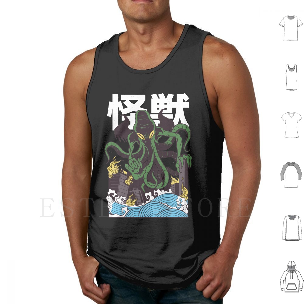 Japanese Cthulhu Tank Tops Ves - огляд і ціна Japanese Man Lifestyle