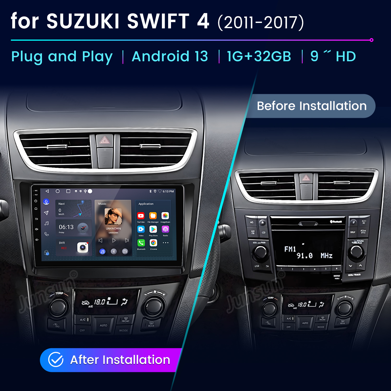 Junsun AI Voice Car Stereo Rad - огляд і ціна Japanese For Lifestyle